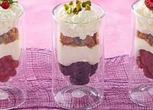 Trio de verrines aux fruits rouges