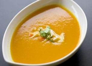 Velouté de carottes au yaourt