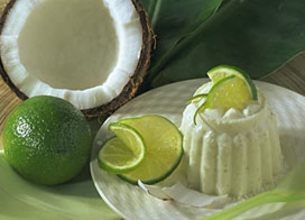 Yaourt à la Grecque aromatisé coco et citron vert