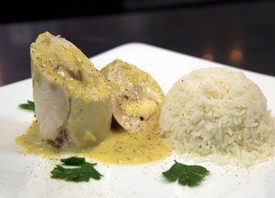 Ballotines de poulet au jambon de Bayonne et mozzarella