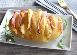 Chaussiflette en hérisson de pommes de terre aux Chaussée aux moines