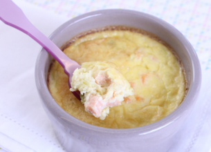 Clafoutis au saumon et au poireau | Dès 10 mois