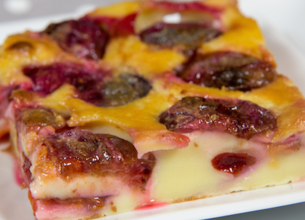 Clafoutis aux quetsches 