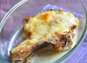 Côtes de veau au Pont-l'Evêque