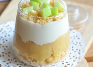 Compote de pomme en crumble