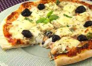 Pizza au Fromage de Brebis Salakis