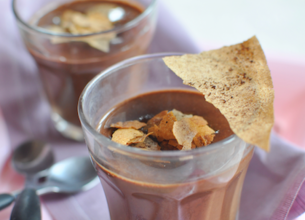Crème au chocolat noir amer