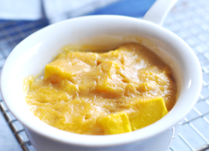 Crème de mangue gratinée