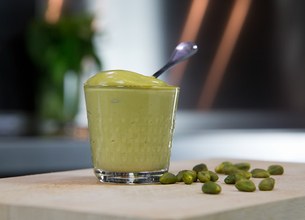 Crème pâtissière à la pistache Lactel