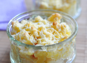 Crumble poire & Emmental