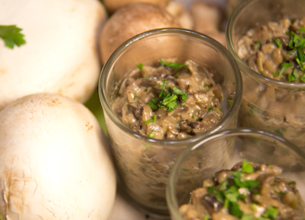 Duxelles de champignons de Paris