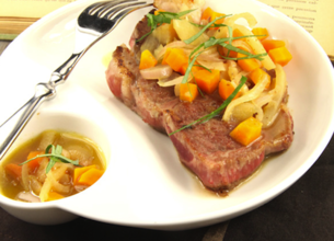 Echine de porc au cidre