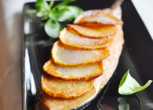 Filets de maquereaux en écailles de pommes de terre