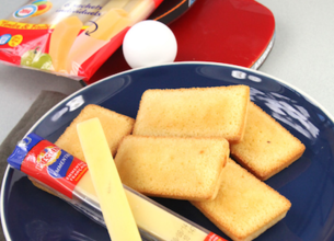 Financiers au citron et aux amandes