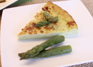 Flan Asperge Parmesan