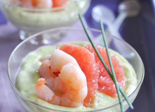 Fondant d'avocat aux agrumes