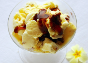 Glace mascarpone vanille noix de pécan