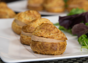 Gougères au foie gras