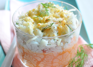 Gratin de patate douce et cabillaud