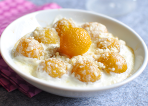 Gratin de fruits au miel d'acacia