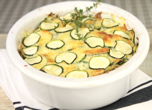 Gratin de courgettes facile