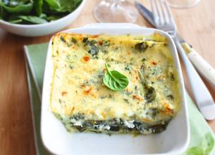 Lasagnes ricotta-épinards