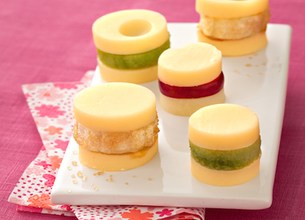 Macarons fruités à l’Emmental