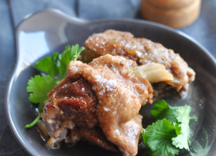 Manchons de canard au miel