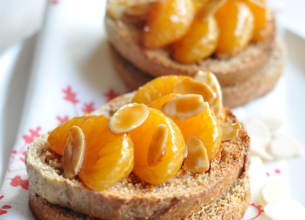 Toasts aux mandarines