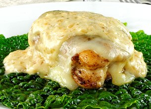 Lotte au lard et Beaufort