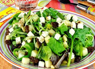 Salade du soleil au Salakis Ail & Fines herbes