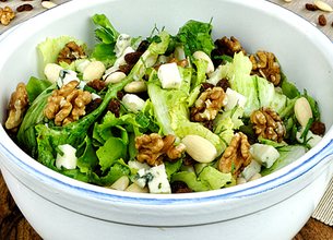 Salade des mendiants au Roquefort Société