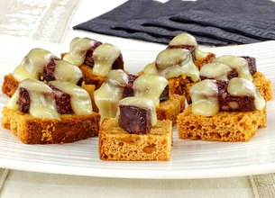 Pain d'épices, boudin noir et Cantal
