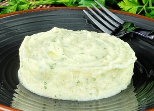 Purée de pommes de terre au fromage de chèvre