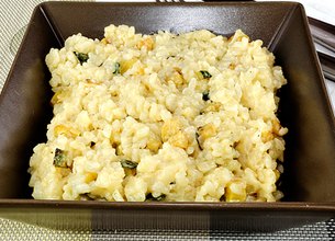 Risotto aux courgettes et à la crème
