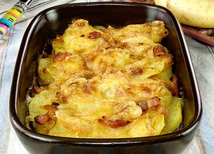 Gratin vosgien au Munster