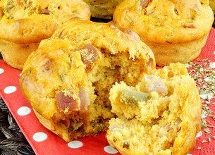 Muffins jambon champignons