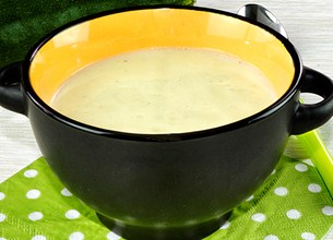 Velouté de courgettes et fromage