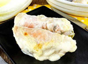 Gratiné d'endives au saumon fumé