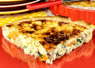 Quiche aux légumes de saison