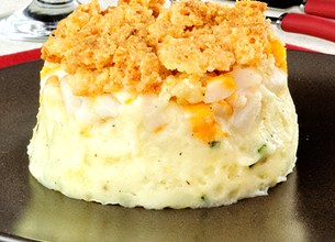 Gratin de haddock fumé