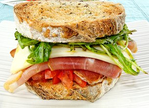 Sandwich aux saveurs du sud