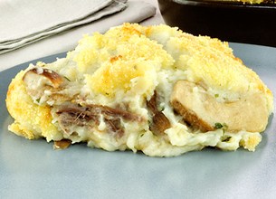 Parmentier de canard aux cèpes