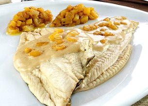 Filets de carrelets façon normande