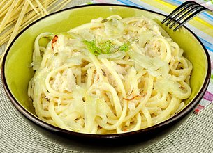 Linguines et sa sauce au crabe