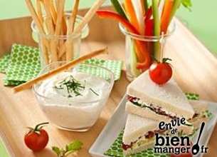Mini sandwich Tzatziki