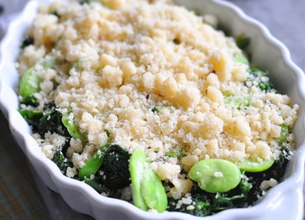 Pâte à crumble salée au Parmesan Galbani