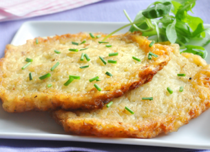 Paillasson de pommes de terre aux herbes