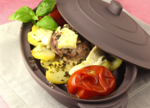 Papillotes d’agneau au fromage de brebis