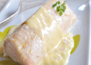 Pavé de cabillaud au beurre blanc Président 